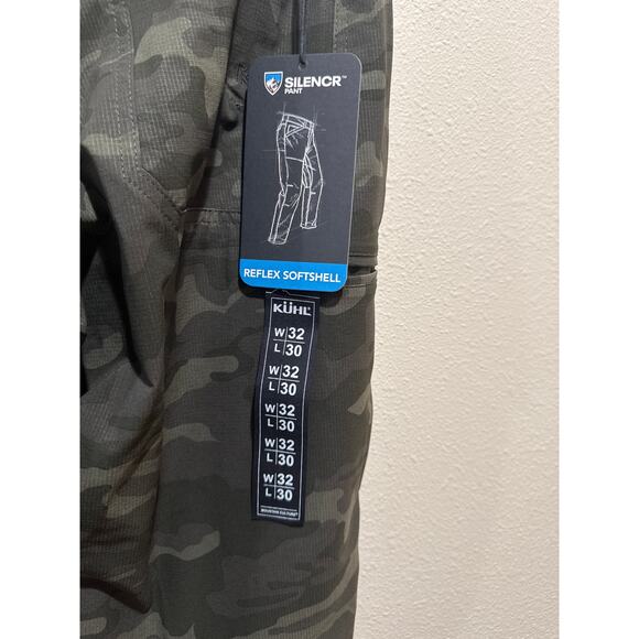 Mens KUHL SILENCR HIKING PANTS camouflage size 32 x 30 new - Picture 3 of 5